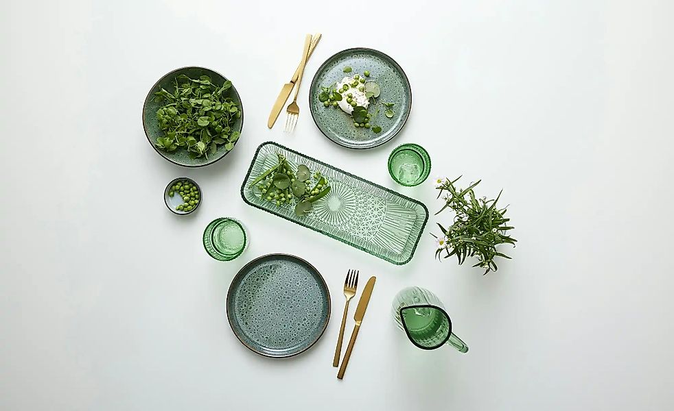 Bitz Gläserset  Kusintha ¦ grün ¦ Glas ¦ Maße (cm): H: 10,5  Ø: 14 Gläser & günstig online kaufen