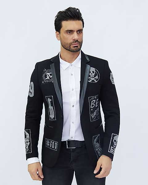 Denim Distriqt Sakko Rockiges Herren Sakkos günstig online kaufen