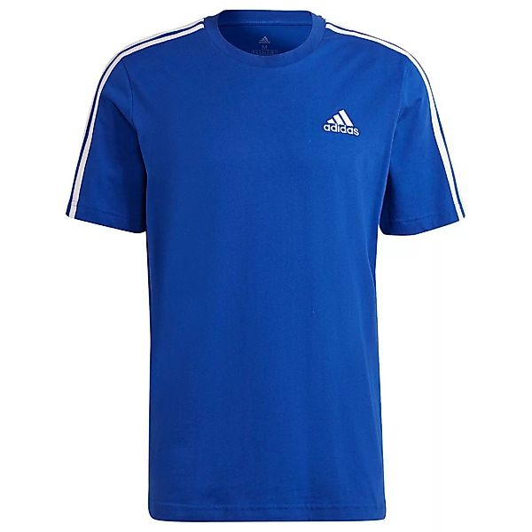 Adidas 3 Stripes Sj Kurzarm T-shirt XL Bold Blue / White günstig online kaufen