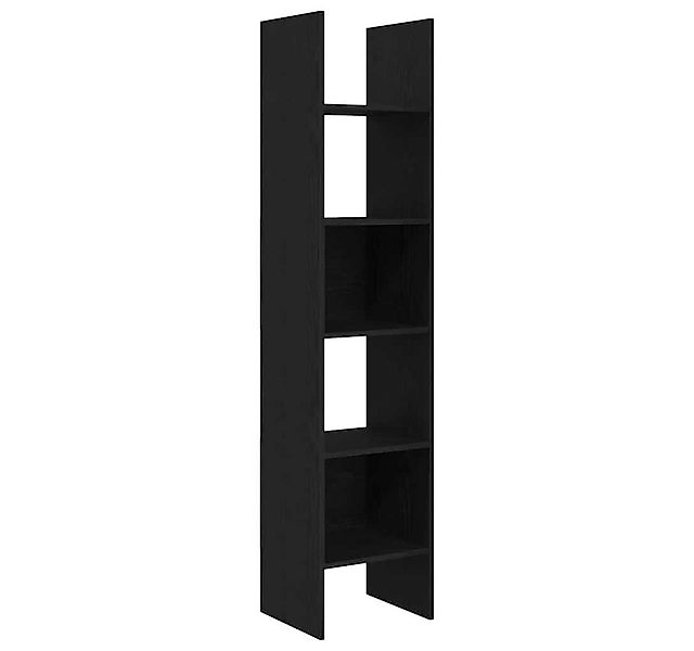 vidaXL Bücherregal Bücherregal Schwarz Eichen-Optik 40 x 35 x 180 cm Holzwe günstig online kaufen