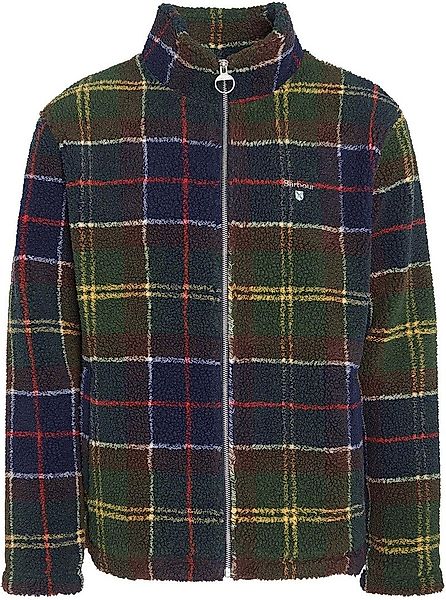 Barbour Tartan Sherpa Fleece Strickjacke Multicolour - Größe M günstig online kaufen