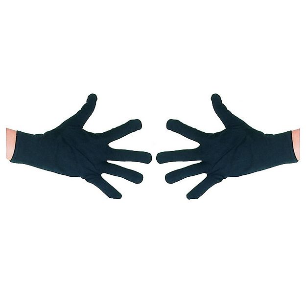 MICA Kostüm Handschuhe - für Erwachsene - 1 Paar - schwarz günstig online kaufen