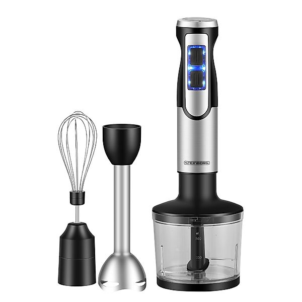 Steinborg SB-7070 Stabmixer Set mit Zerkleinerer 1500 Watt günstig online kaufen