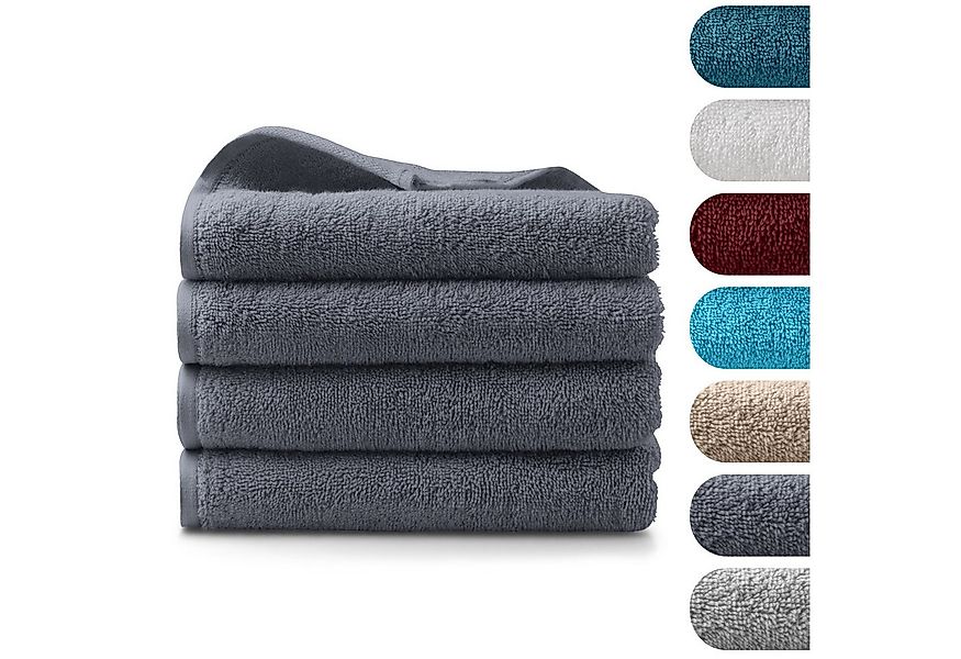 BARBONS Badetücher Duschtücher Set, Handtücher 4-tlg 70x140cm Badetuch, Han günstig online kaufen
