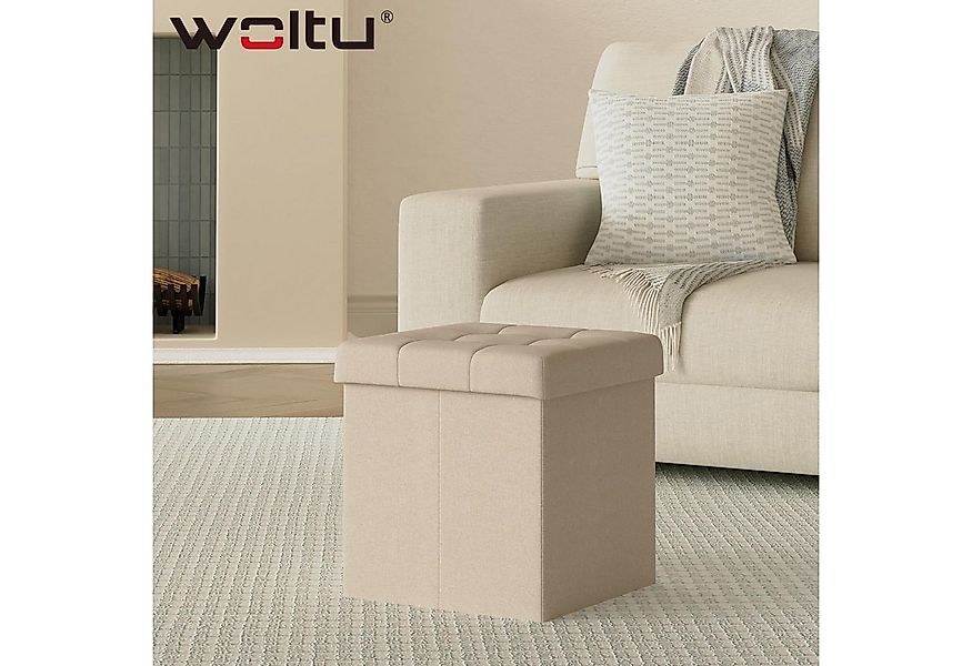 Woltu Sitzhocker (1 St), Deckel abnehmbar, Gepolstert, faltbar Truhen günstig online kaufen