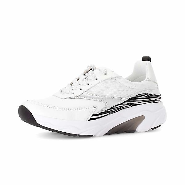 Gabor Sneaker "Sneaker low Materialmix Leder/Lederimitat" günstig online kaufen