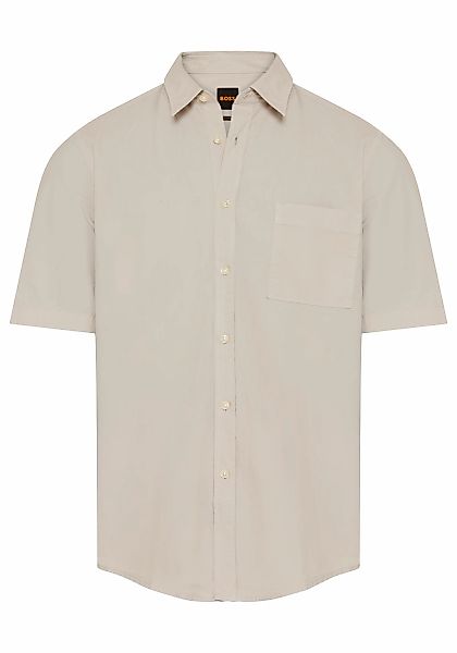 BOSS ORANGE Kurzarmhemd Regular Fit, Kentkragen, Kurzarm günstig online kaufen