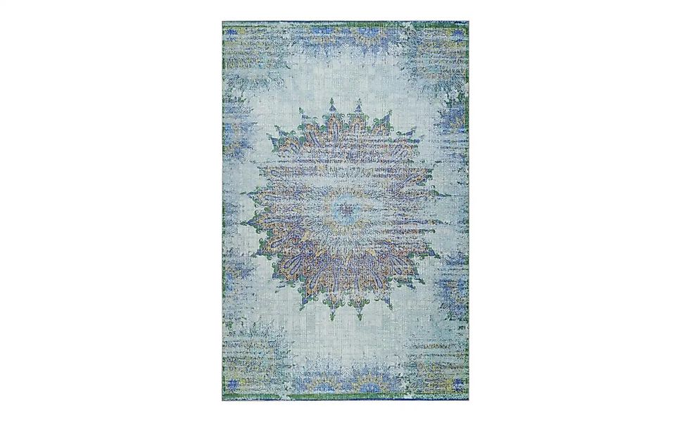 Kurzflorteppich   ¦ blau ¦ Baumwolle ¦ Maße (cm): B: 160 H: 0,6 Teppiche > günstig online kaufen