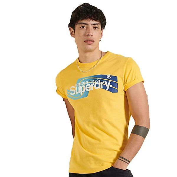 Superdry Core Logo Cali Kurzarm T-shirt S Springs Yellow günstig online kaufen