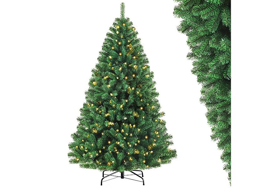 Sinaopus Künstlicher Weihnachtsbaum mit Beleuchtung, 210cm, Künstlich Tanne günstig online kaufen