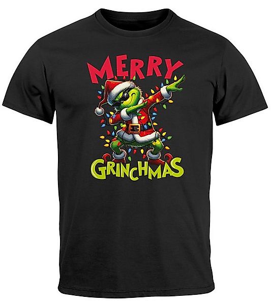 MoonWorks Print-Shirt Herren T-Shirt Weihnachten Weihnachtsshirt Dabbing Gr günstig online kaufen