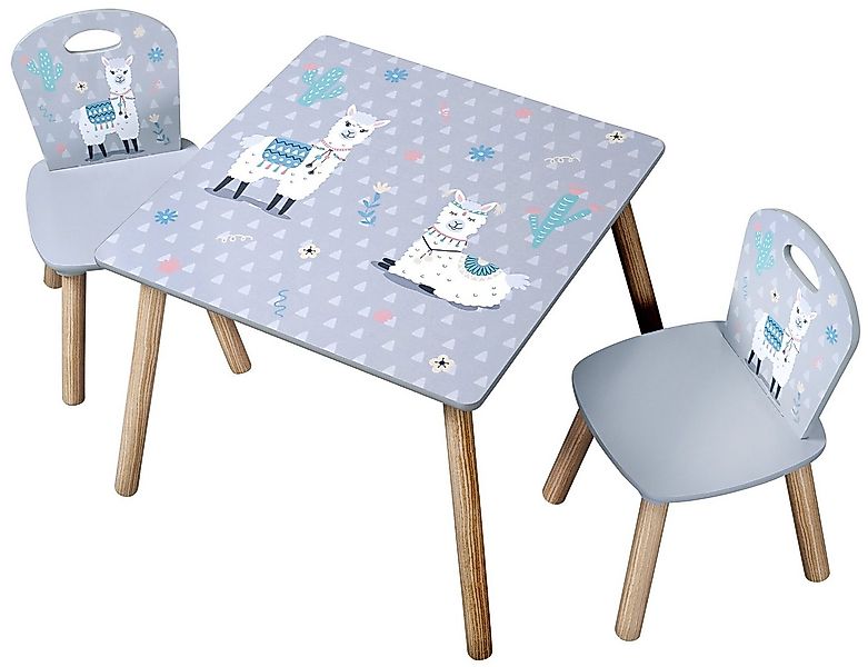 KESPER® Kindertisch Kindertisch mit zwei Stühlen und schönem Motiv, farbig günstig online kaufen