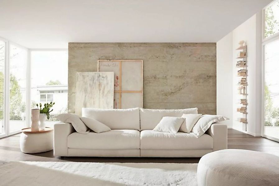 Natur24 Sofa Sofa Seitneves 2-Sitzer 230x107 Feincord Weiß Sitzgruppe Couch günstig online kaufen