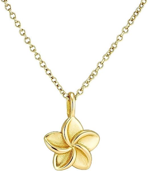 Einzelstück Charm-Kette Halskette Frangipani mit Monoi Anhänger günstig online kaufen