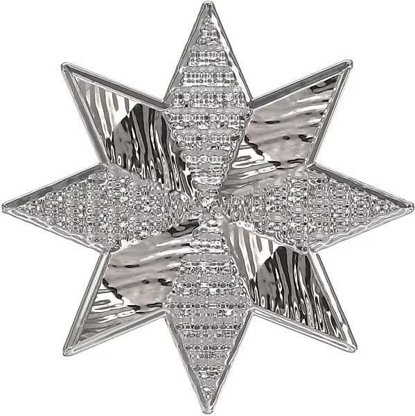 Wall-Art Wandtattoo »Metallic Star Silber Stern« günstig online kaufen