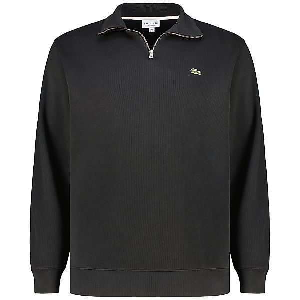 LACOSTE Sweatshirt aus Biobaumwolle Farbe schwarz Größe: 5XL günstig online kaufen