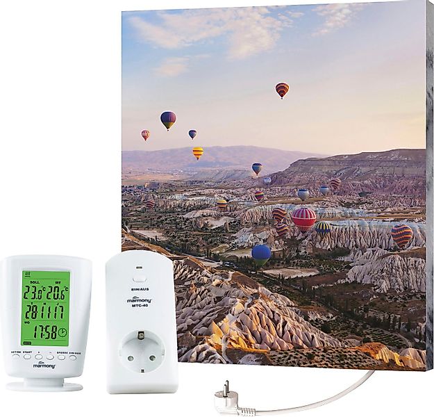 Marmony Infrarotheizung Motiv Heißluftballon, BxHxT: 50x60x2 cm, mit Fernbe günstig online kaufen