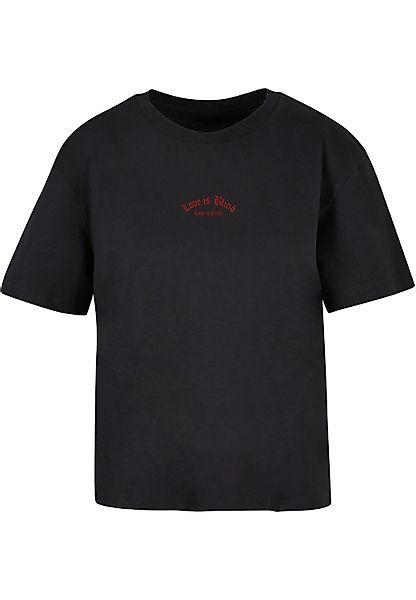 Miss Tee T-Shirt "Miss Tee Damen Love Is Blind Love Is Cruel Tee", (1 tlg.) günstig online kaufen