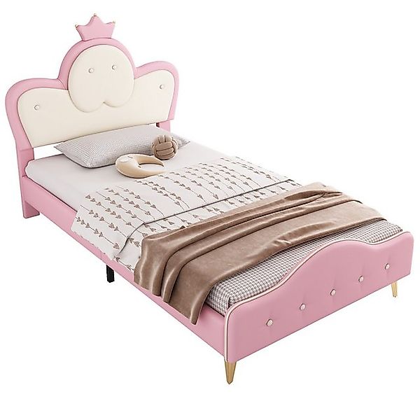Gotagee Polsterbett Gästebett Kinderbett 90x200cm Einzelbett Mädchenbett Ju günstig online kaufen