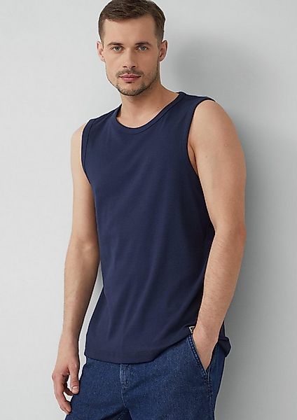 s.Oliver Muskelshirt T-Shirt Jersey-Tanktop mit Rippstruktur günstig online kaufen