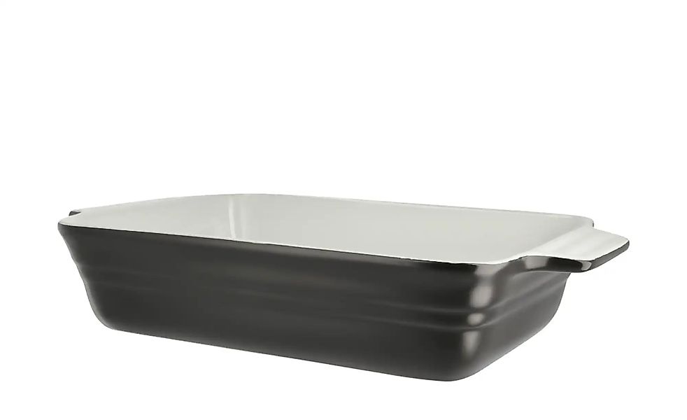 KHG Auflaufform   ¦ schwarz ¦ Steinzeug/Steingut ¦ Maße (cm): B: 19,5 H: 6, günstig online kaufen