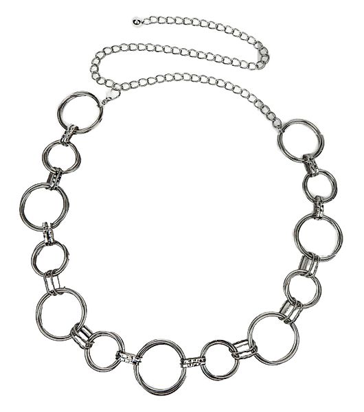 Ella Jonte Kettengürtel silber Ringe 60er 70er Gürtel verstellbar Retro Vin günstig online kaufen