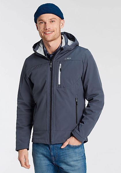 CMP Softshelljacke "MAN JACKET ZIP HOOD" 1 Stk. tlg. mit Kapuze günstig online kaufen