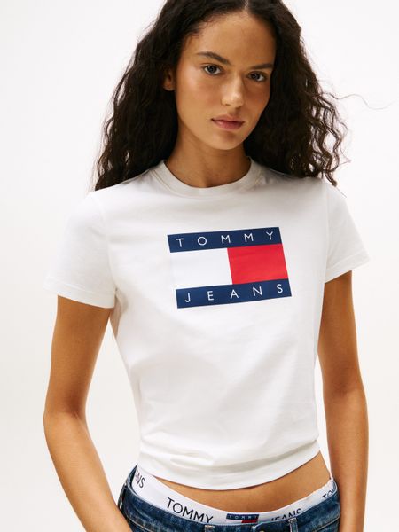 Tommy Jeans Kurzarmshirt "TJW REG TJ FLAG SS TEE" günstig online kaufen