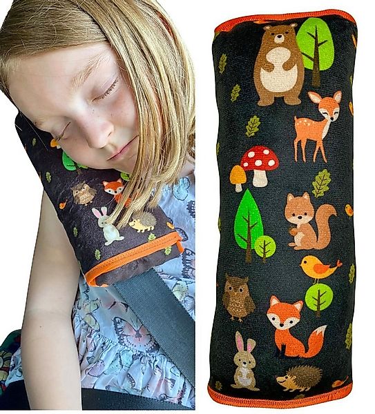 HECKBO Schlafkissen Auto Schlafkissen Waldtiere Motiv für Kinder Mädchen Ju günstig online kaufen