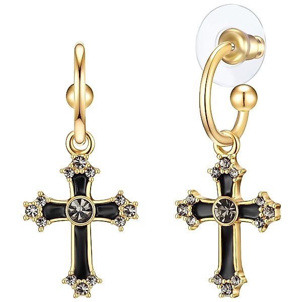 Lulu & Jane Paar Ohrhänger Kreuz günstig online kaufen