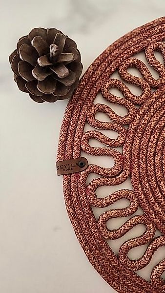 Seyila Home Platzset Hochwertige Seyila Platzsets Jute und Baumwollseil gef günstig online kaufen