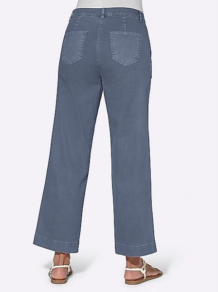 Witt Bequeme Jeans Jeans-Culotte komfortabel aus weichem Twill, knöchellang günstig online kaufen