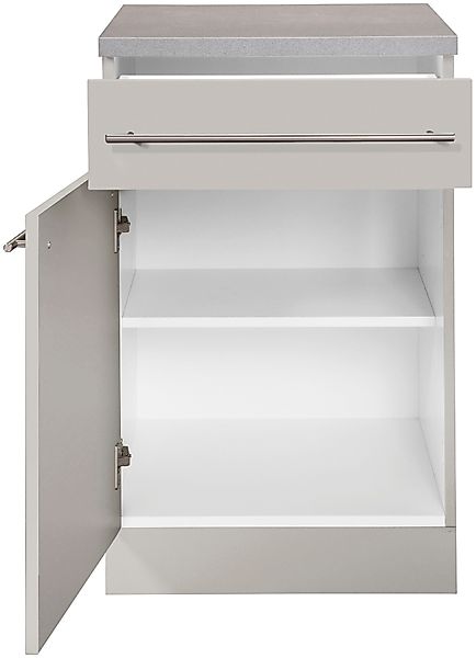 wiho Küchen Unterschrank "Chicago", 50 cm breit, 1 Schubkasten und 1 Tür günstig online kaufen
