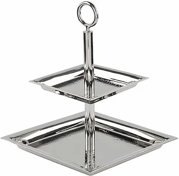 Fink Etagere »NAGANO, mit feiner Hammerschlagstruktur« mit 2 Etagen, quadra günstig online kaufen