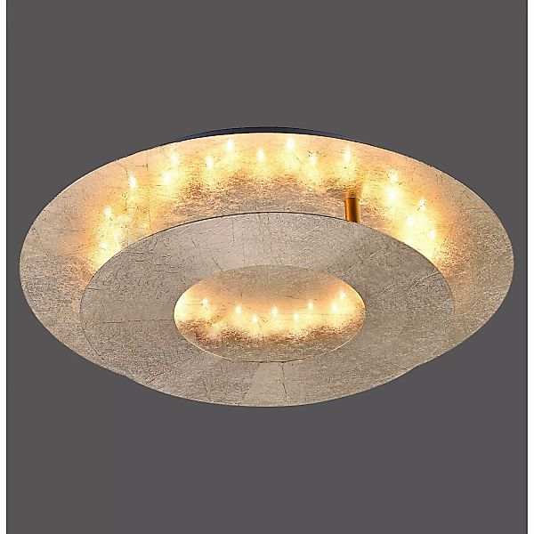 Paul Neuhaus LED-Wandleuchte Nevis Gold 34 x 25,5 cm günstig online kaufen