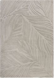 FLAIR RUGS Wollteppich "LINO LEAF" rechteckig 10 mm Höhe Hoch-Tief Effekt günstig online kaufen