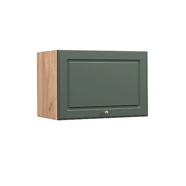 Vicco Hängeschrank Fame-Line Grün-Gold Landhaus/Goldkraft Eiche 60 cm Flach günstig online kaufen