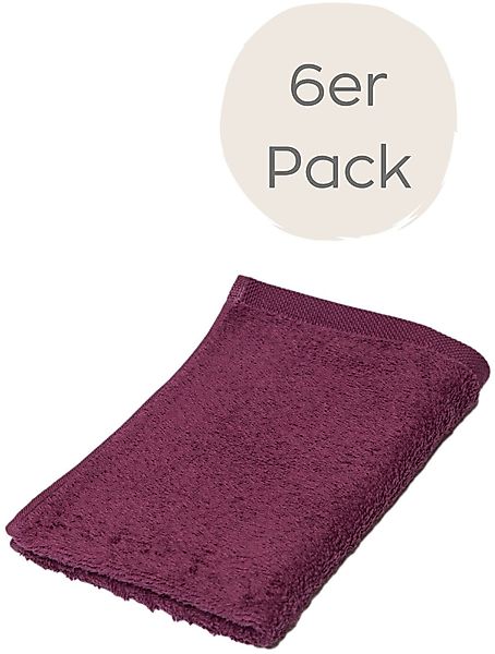 Wewo fashion Gästehandtücher 9517G, Frottee (Packung, günstig online kaufen