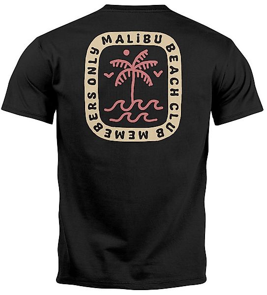 Neverless Print-Shirt Herren T-Shirt Backprint Surfer Style mit Grafik Aufd günstig online kaufen