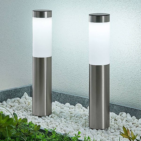 Lindby Sirita LED-Erdspieß-Solarlampe, 2er-Set günstig online kaufen