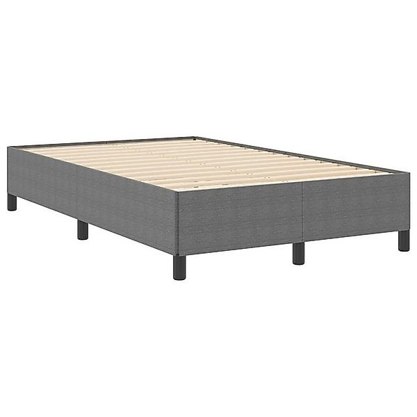 vidaXL Bett Bettgestell Hellgrau 120x200 cm Cord-Stoff (1-tlg) günstig online kaufen