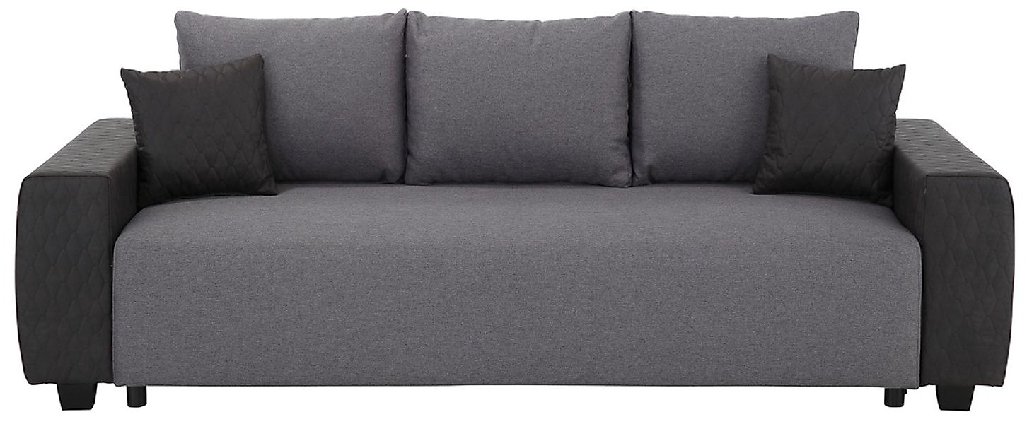 Home affaire Schlafsofa »Bella«, mit geprägtem Bezug bei Armlehnen günstig online kaufen