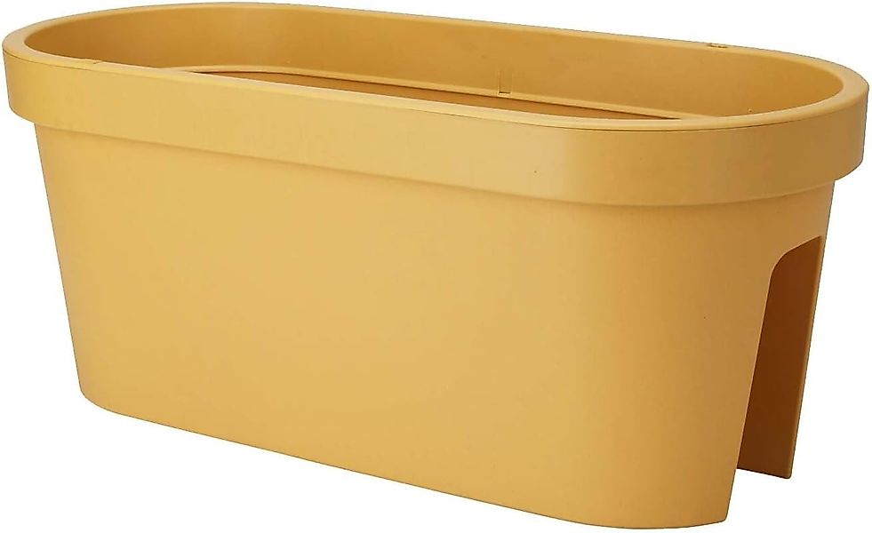 mucHome Balkonkasten für Geländer Breite 60cm Kunststoff Blumenkasten Blume günstig online kaufen