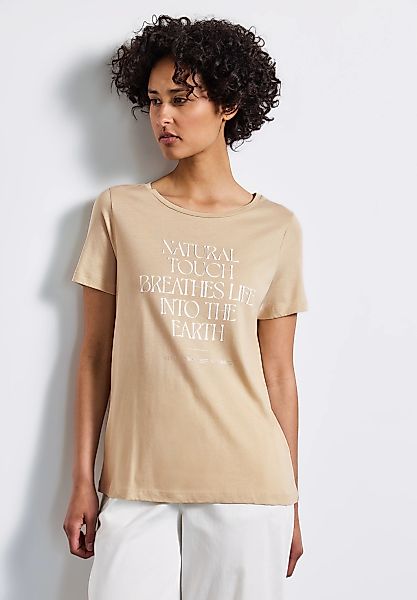 STREET ONE T-Shirt, mit Wording Artwork günstig online kaufen