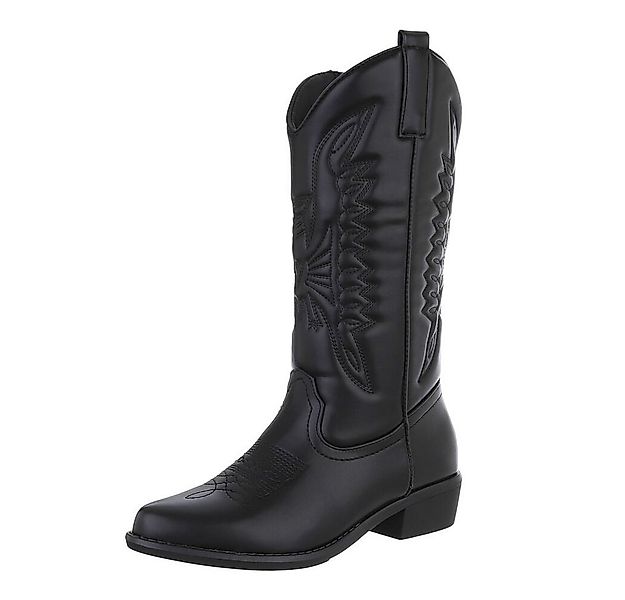 Ital-Design Damen Cowboyboots Western Westernstiefel (87475093) Blockabsatz günstig online kaufen