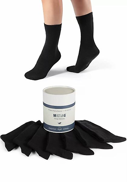 MUSTANG Socken "casual", (7 Paar), mit weichen Zehennähten günstig online kaufen