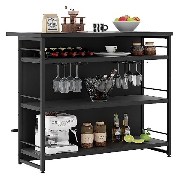 COSTWAY Bartisch, Küchenregal mit Weinregal & günstig online kaufen