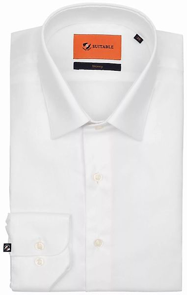 Suitable Twill Hemd Weiß - Größe 41 günstig online kaufen