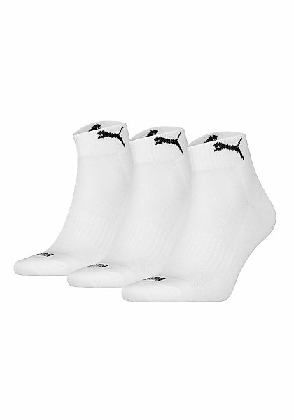 PUMA Kurzsocken "Socken Cushioned Quarter 3P 3er Pack" günstig online kaufen