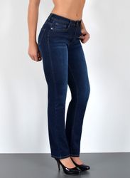 ESRA Straight-Jeans High Waist Damen Jeans günstig online kaufen